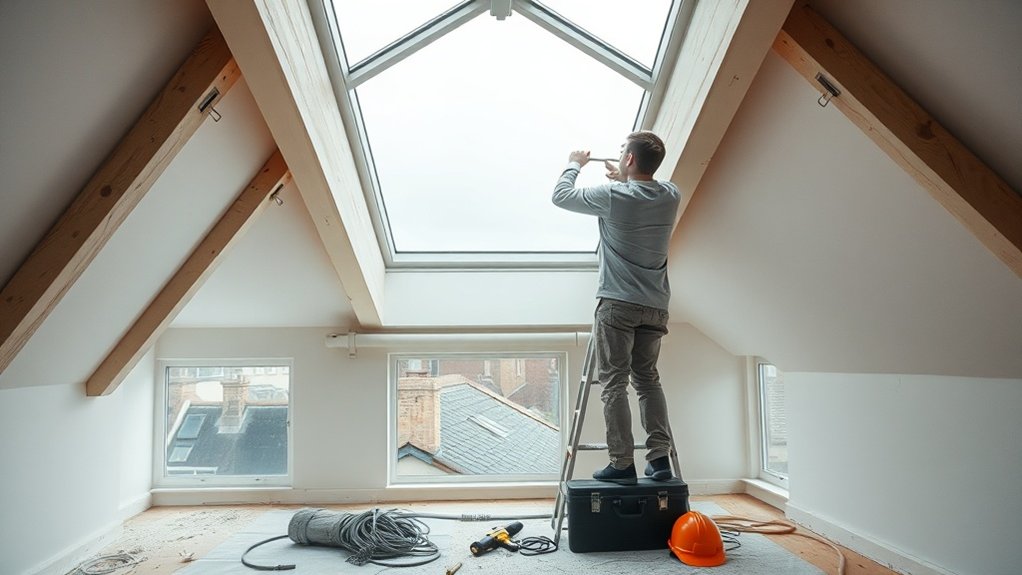 Electric Skylight Installation Holland Park