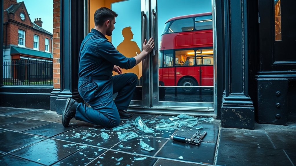 Glass Door Repair Holland Park