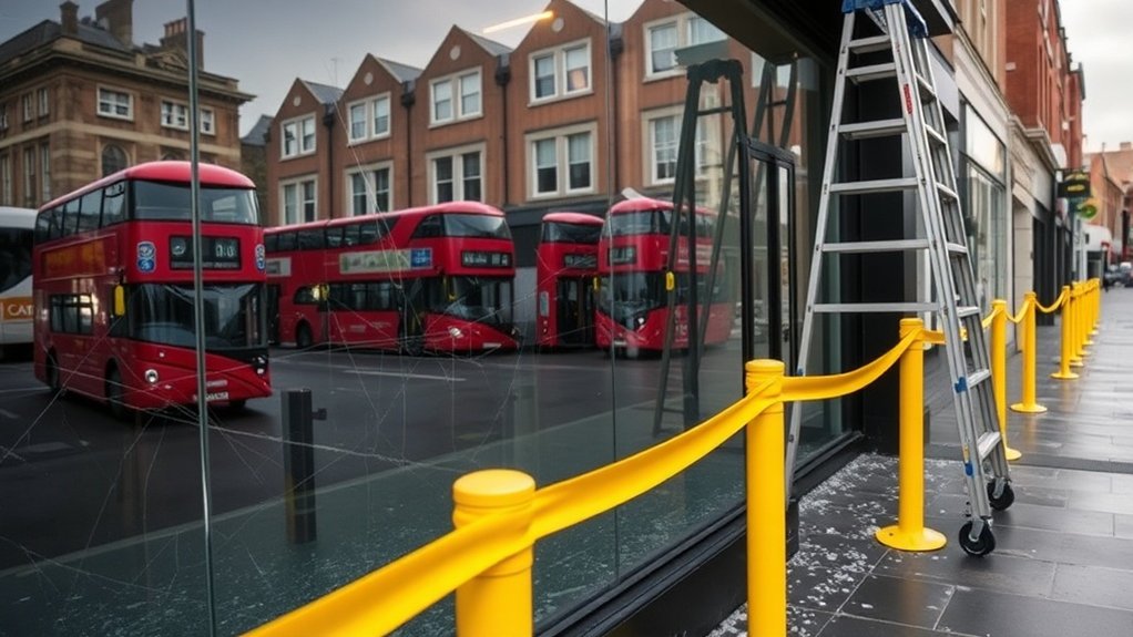 Vandalism Glass Repair Holland Park